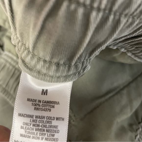 Aeropostale twill cargo jogger olive green mens medium - Picture 7 of 8